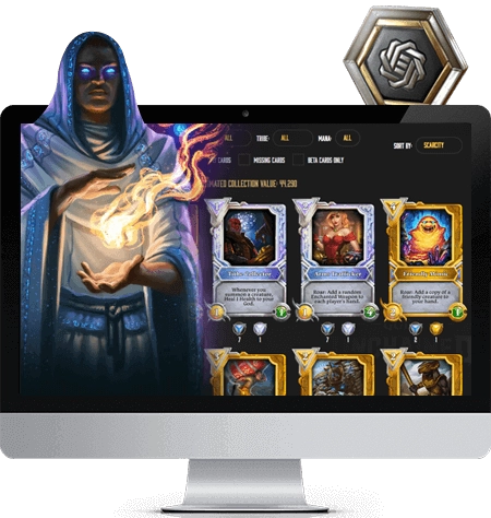 Gods Unchained like NFT trading card game