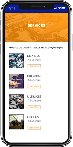 Single Services App Screen
