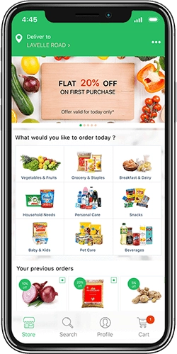 On-demand Grocery Delivery App Development