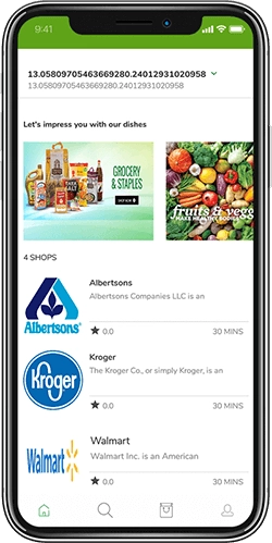 Search for Grocery Stores