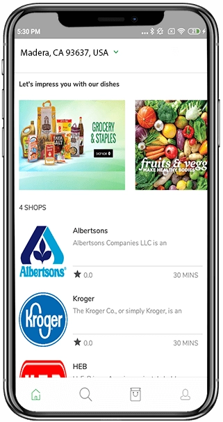 Instacart like app development
