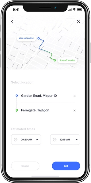 School Bus Tracking Software Screenshot