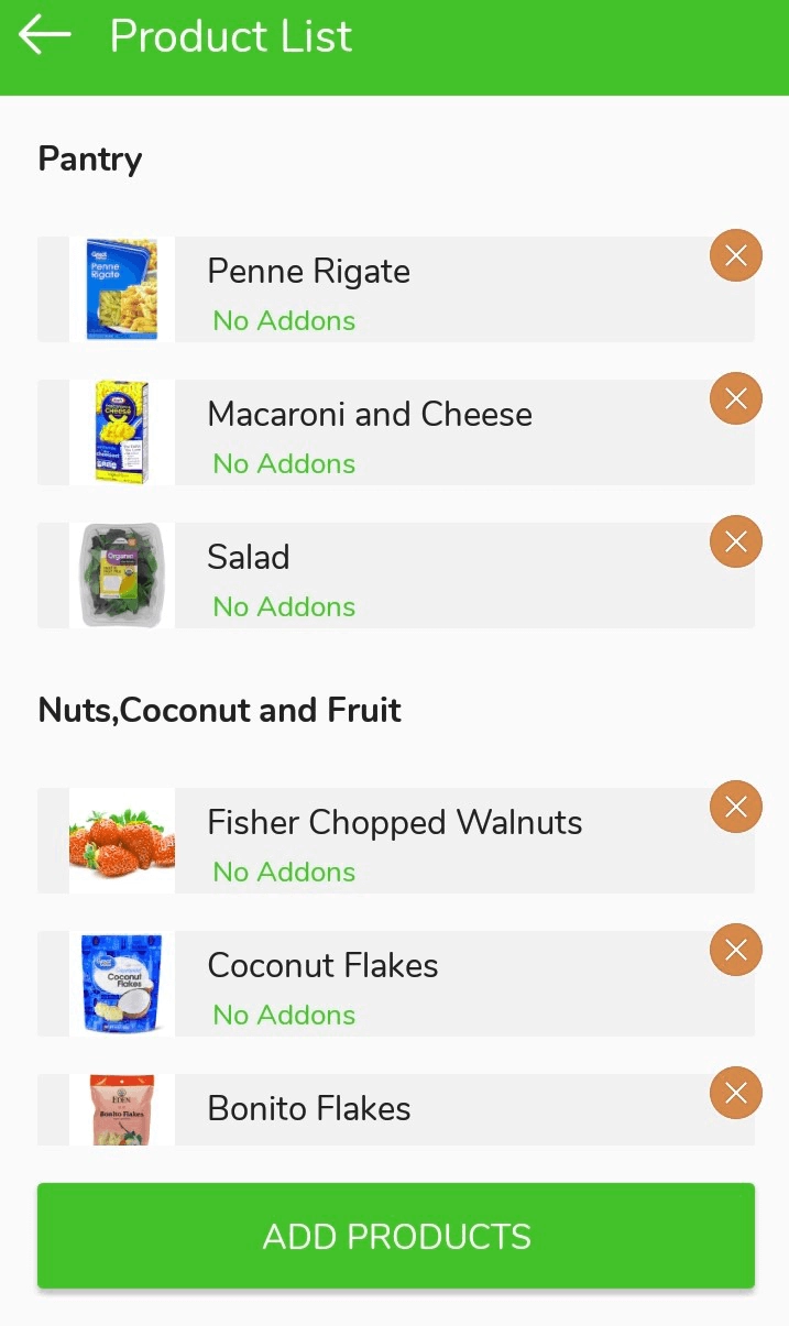 White label grocery app development
