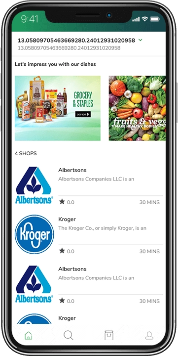 Grocery Delivery App Grocery Delivery App