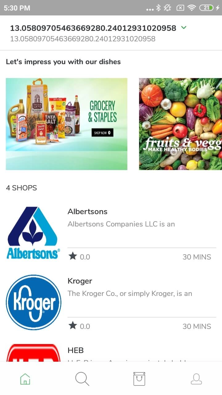 on-demand grocery delivery app Solution