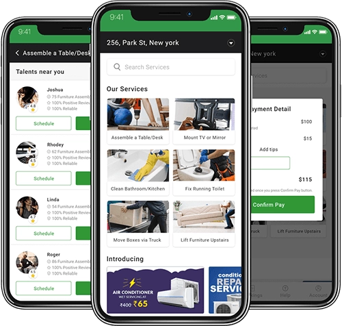 TaskRabbit App Clone ScreenShot