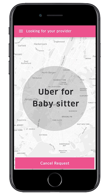 uber for babysitters app development