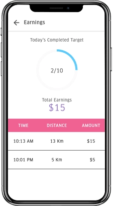 Earning Report App Screen