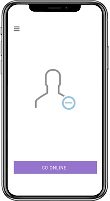 Online/offline mode App Screen