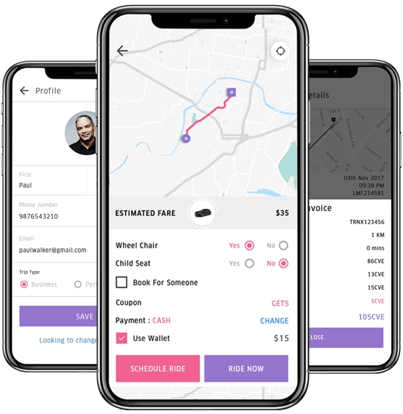 Uber Clone Application