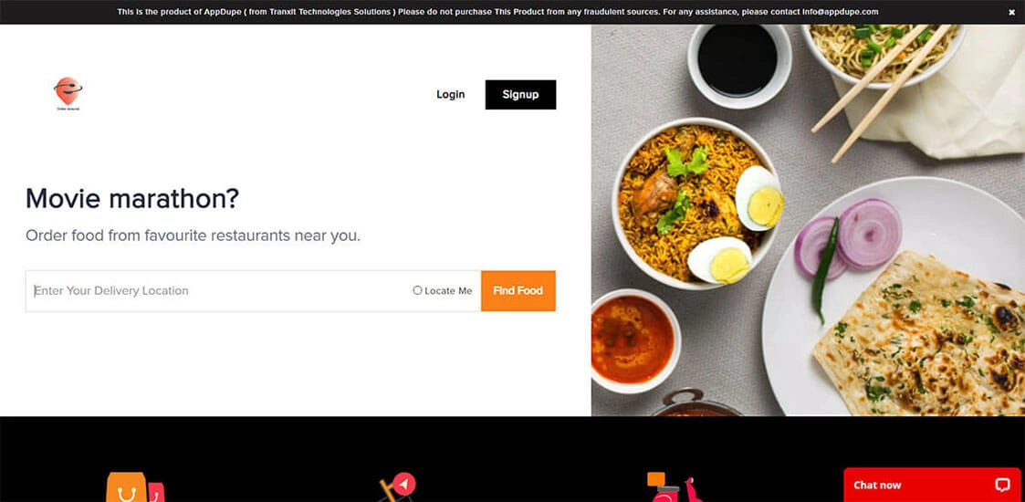 Finding Foods Screenshot