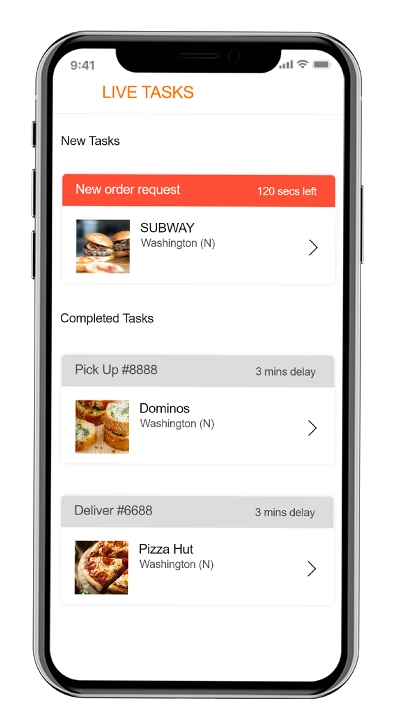Live Task Screenshot