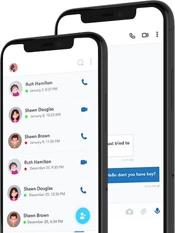 Whatsapp Clone App Video Call Screenshot